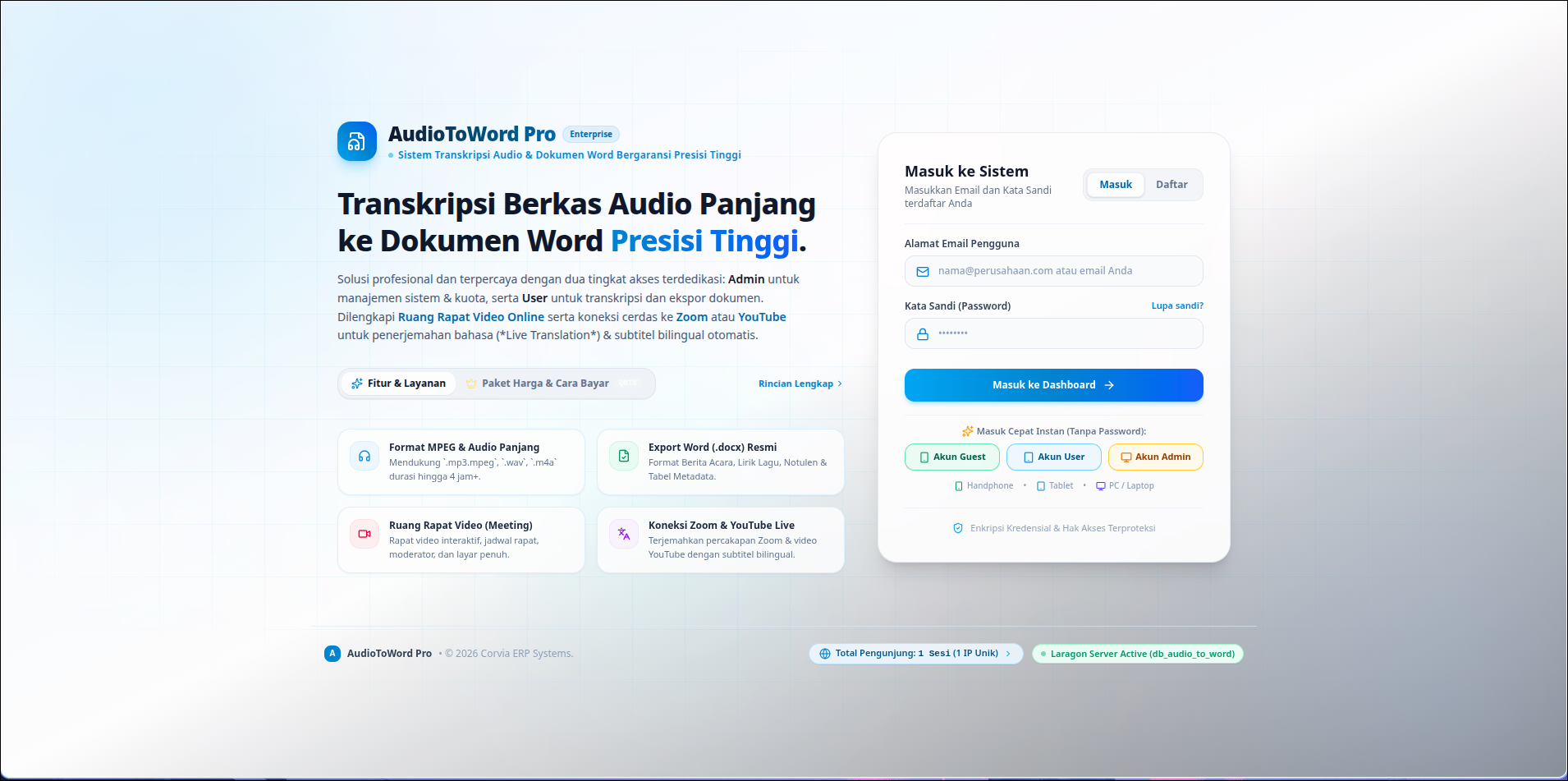 Preview AudioToWord Pro